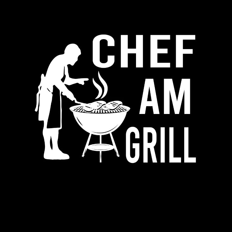 Chef am Grill Grillen Grillsaison Griller Chefkoch