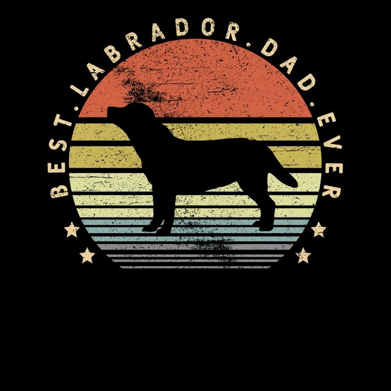 Meilleur propriétaire de chien de papa du Labrador