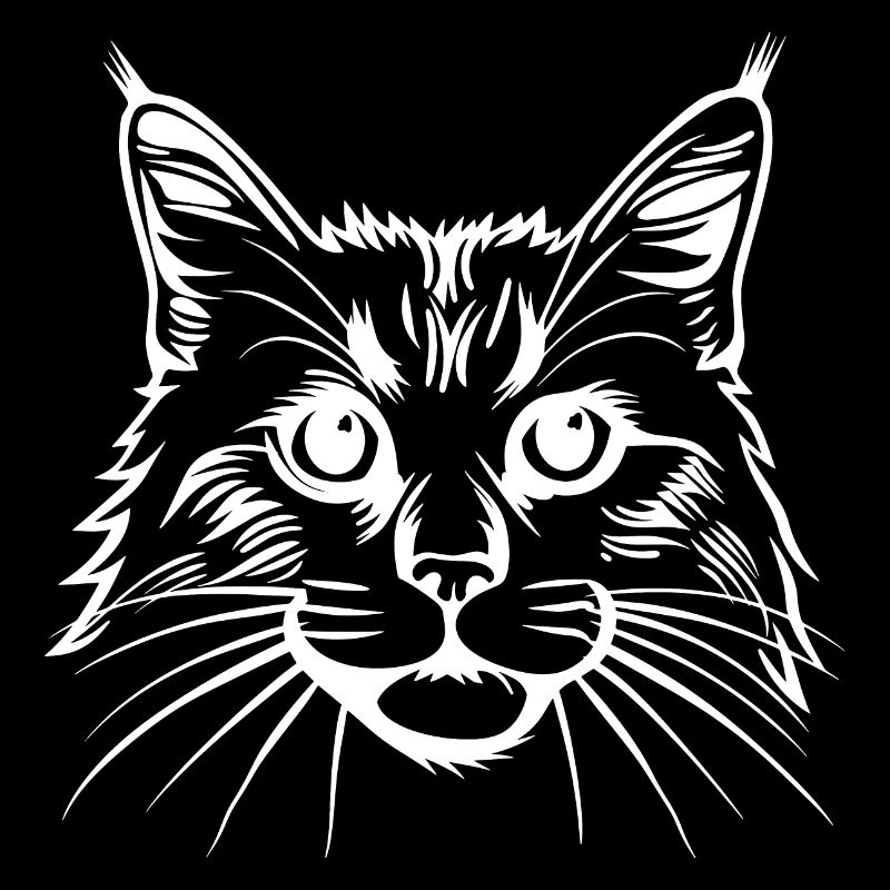 Chat, Motif De Chat, Visage De Chat