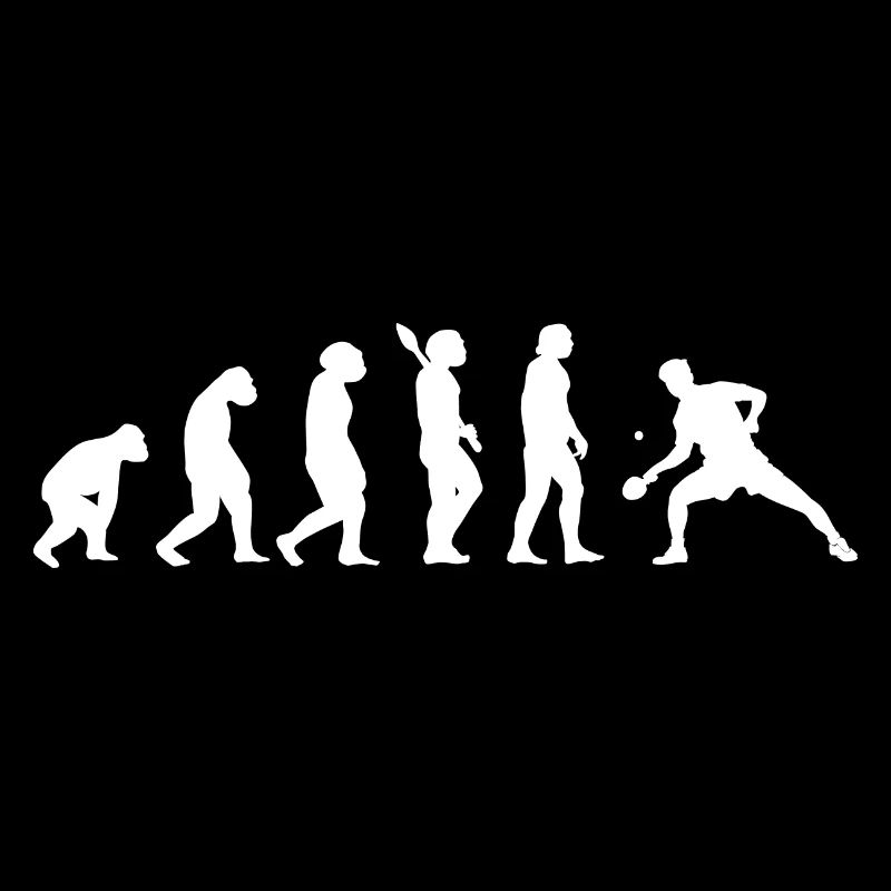 Tischtennis Evolution Tischtennisspieler Pingpong