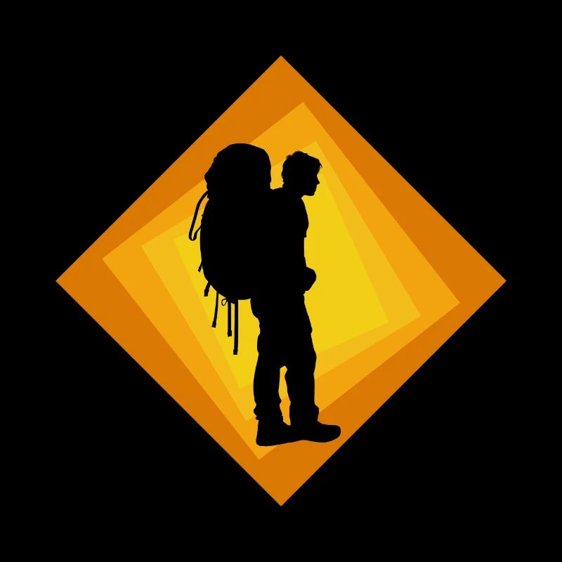 Backpacker Rucksack Wanderung