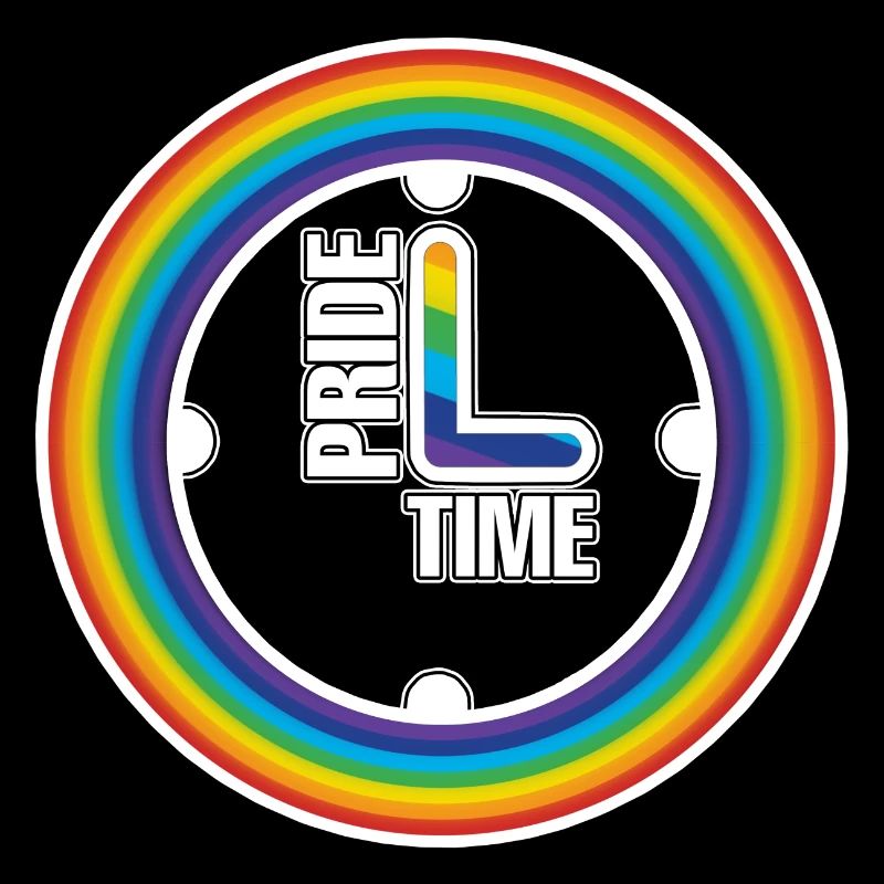 Regenbogen Pride Ring Uhr