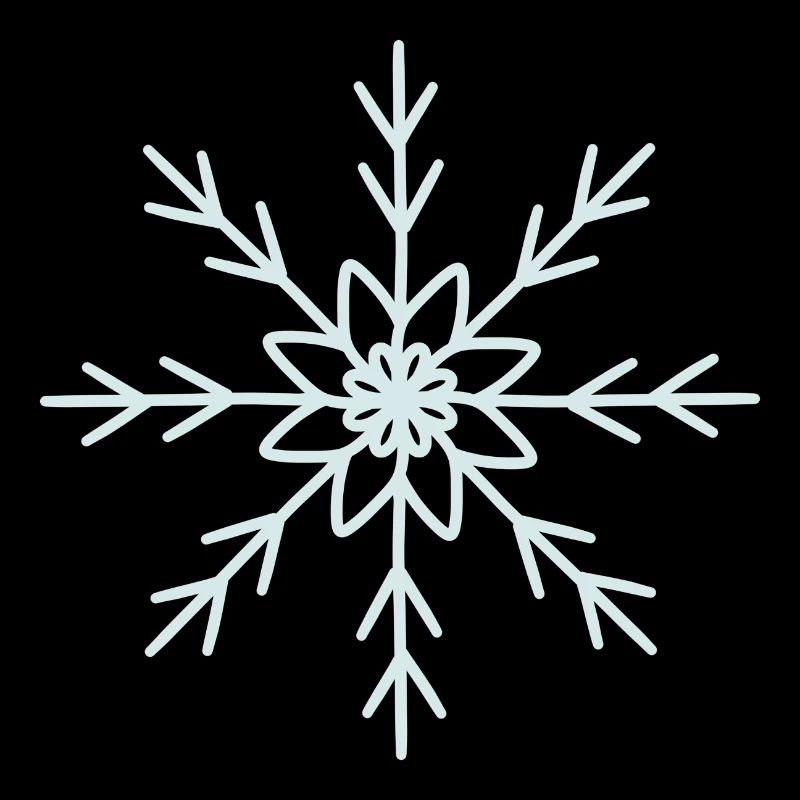 Conception élégante de motif de flocon de neige