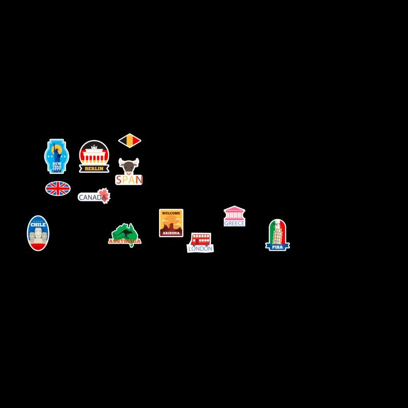 Fourgon avec Stickers