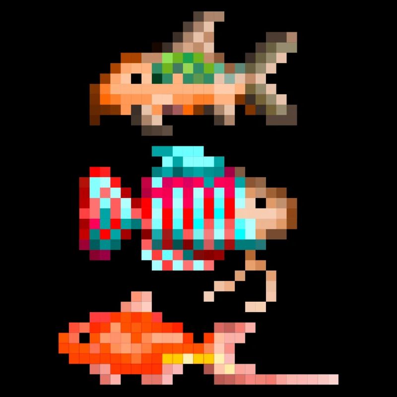 Peces pixel