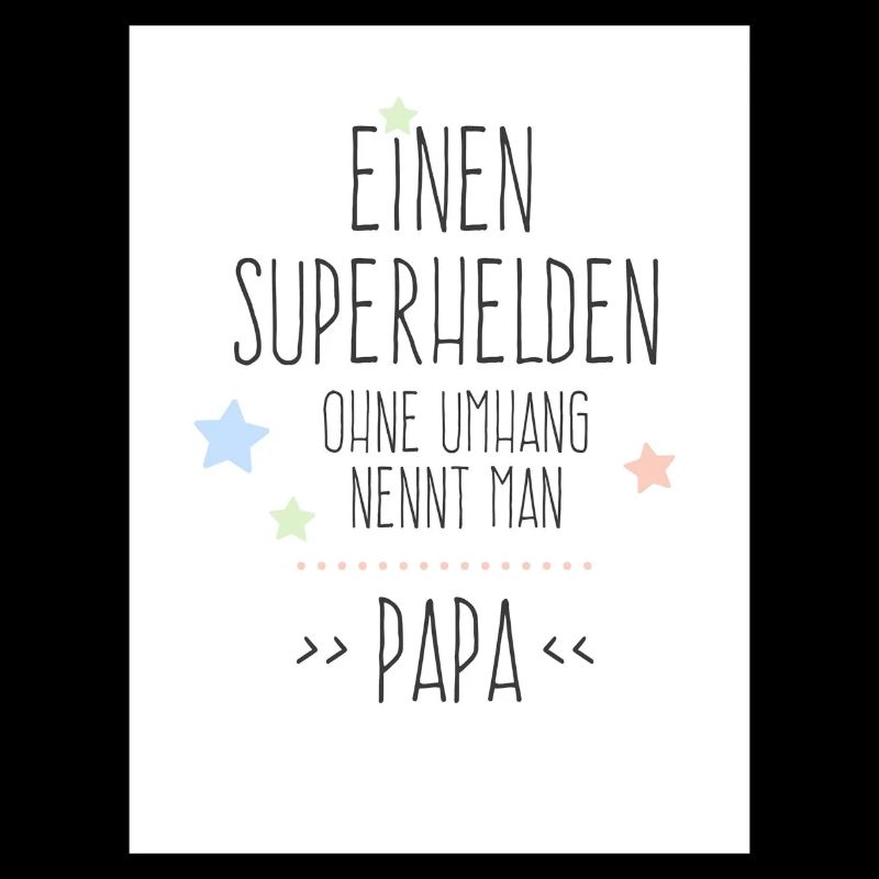 Superheld Papa