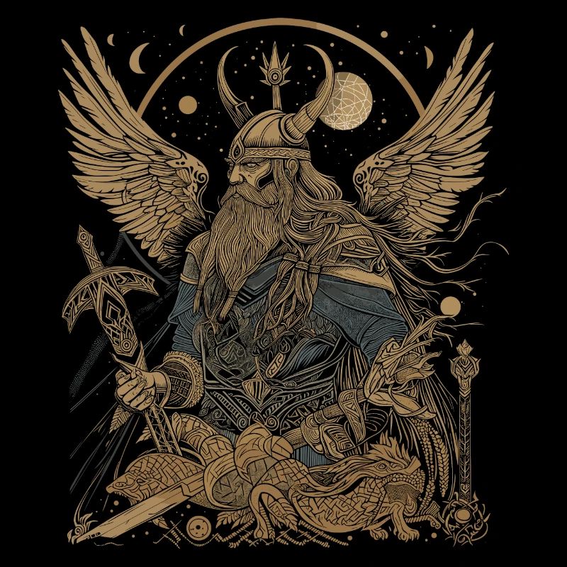 Allvater Odin Asatru Heidentum Germanisch