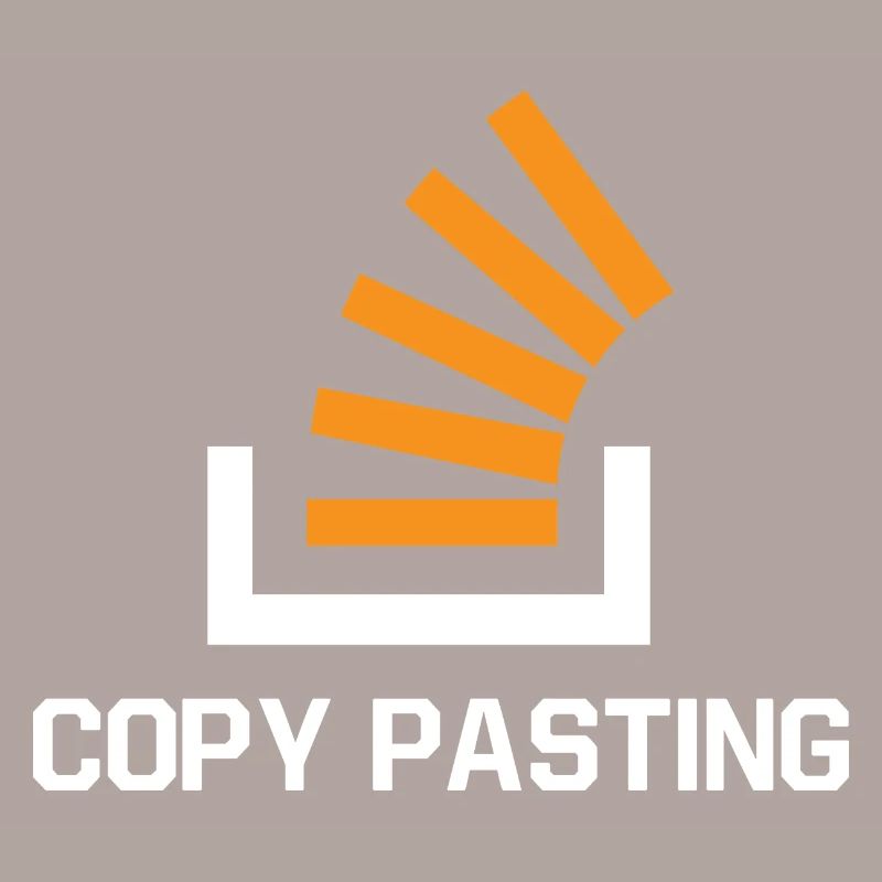 Copy Pasting Programming Coder Software Developer