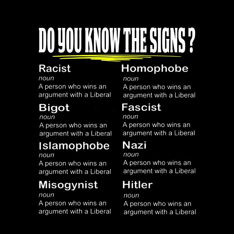 Funny Conservative Design Do you Know the Signs?