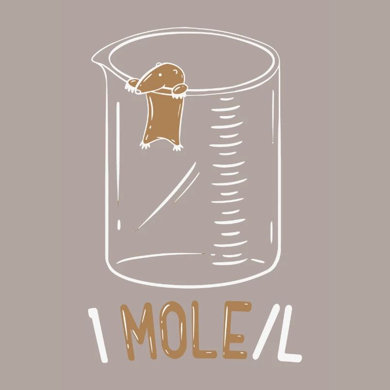 Une mole par litre Drôle Chimie Geek Physics Nerd