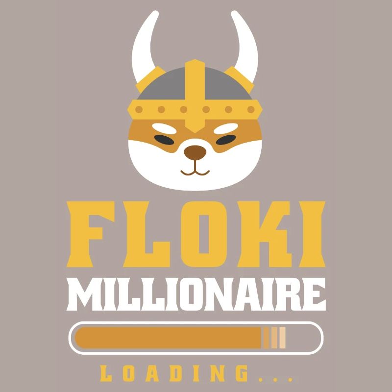 Crypto Floki Millionaire Loading Design