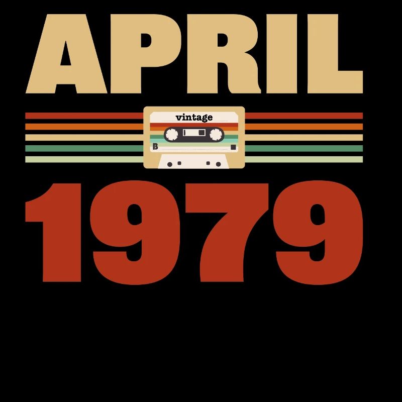 44e anniversaire Avril Né en 1979 Idée cadeau