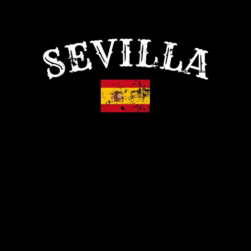 Sevilla Vintage Spanien Spanische Flagge Spanier
