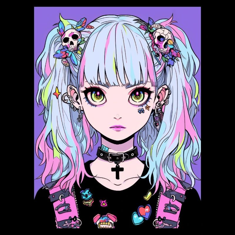 Anime, Mädchen, Geschenk