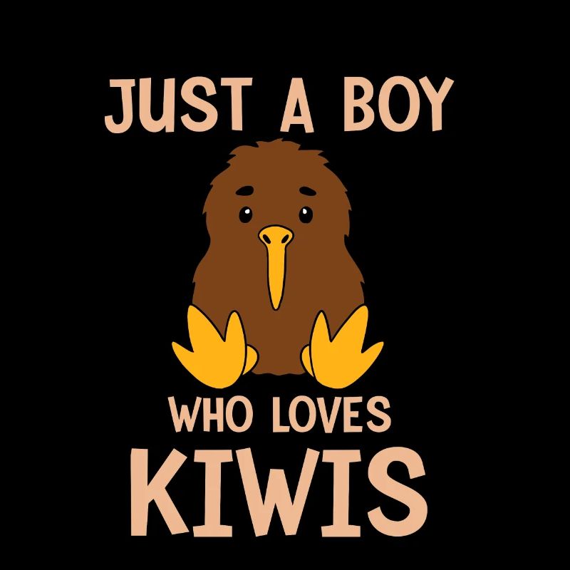 Netter Junge Der Kiwi geschenk Sitzt