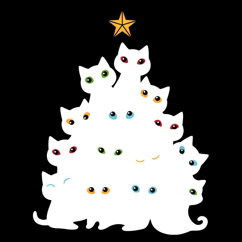 Cat Christmas Tree
