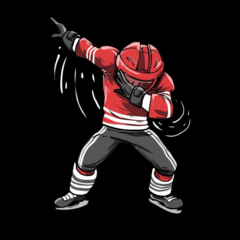 Dabbing Eishockeyspieler Geschenk für einen
