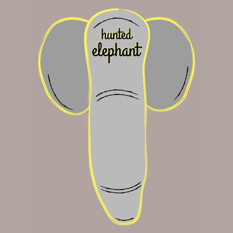 Lustiger Elefant oder großer Penis Design Shirt