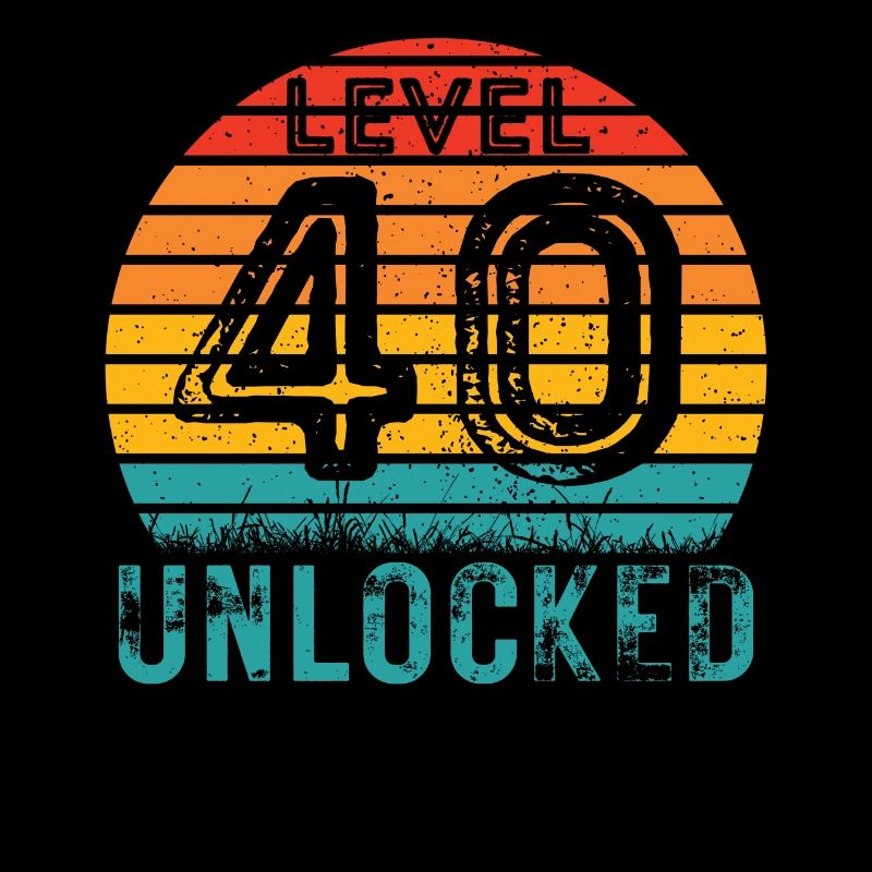 40 ans - 40e anniversaire Niveau 40 Design complet