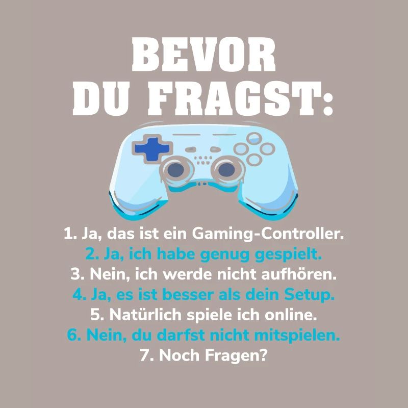 Bevor Du Fragst Gaming Controller Zocker