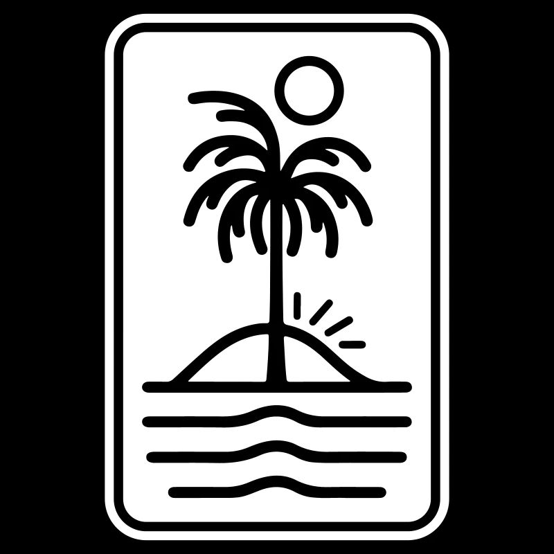 Palmen Insel Urlaub