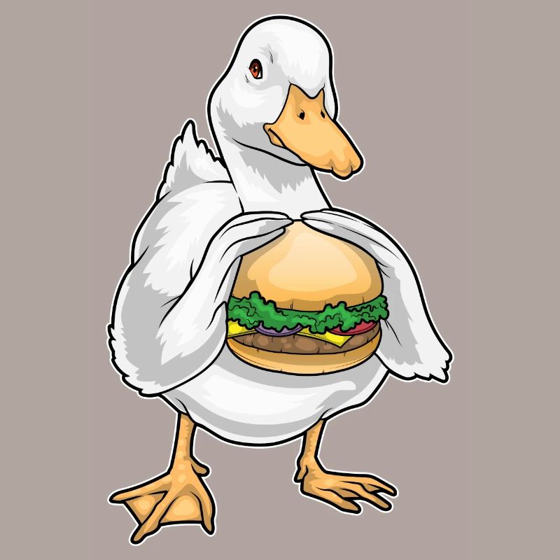 Duck Cheeseburger