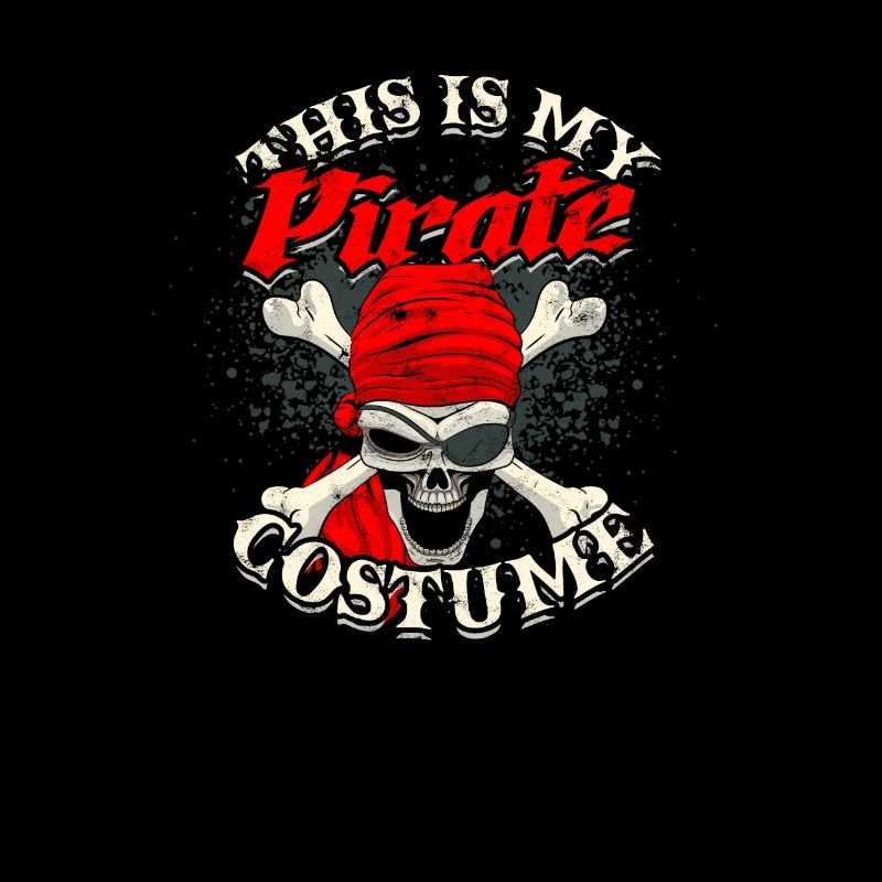 This is my pirate costume - skeleton