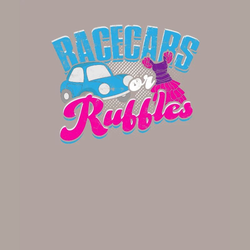 Rennwagen oder Rüschen - rosa oder blau