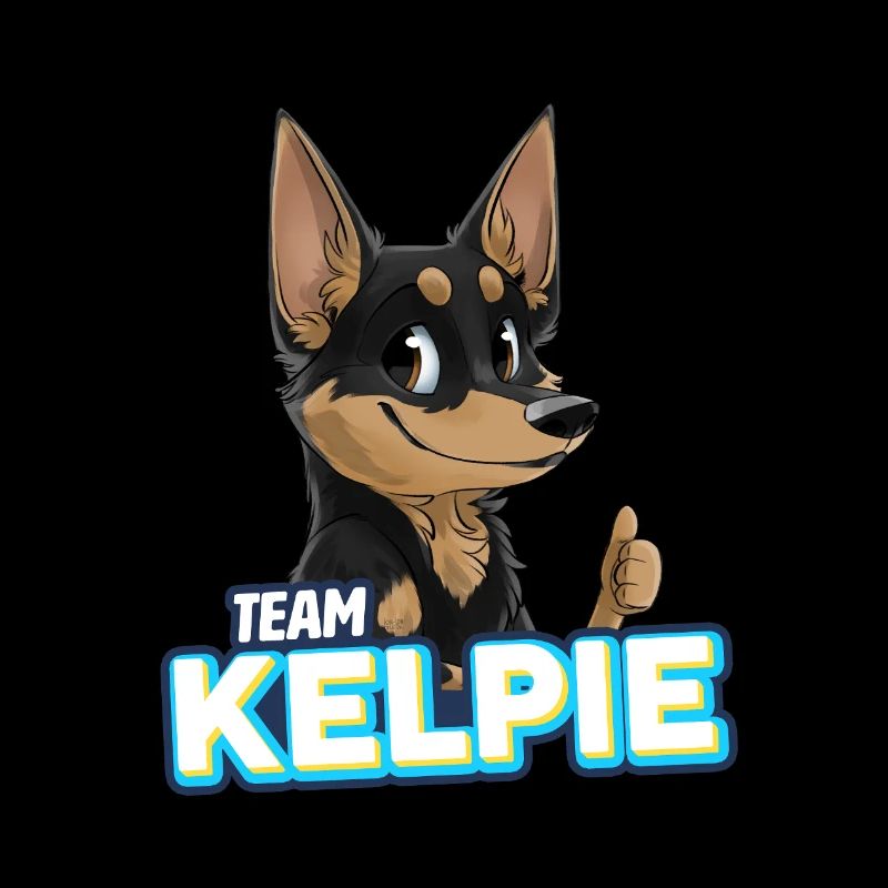 EAM Kelpie - Schwarz & Hellbraun