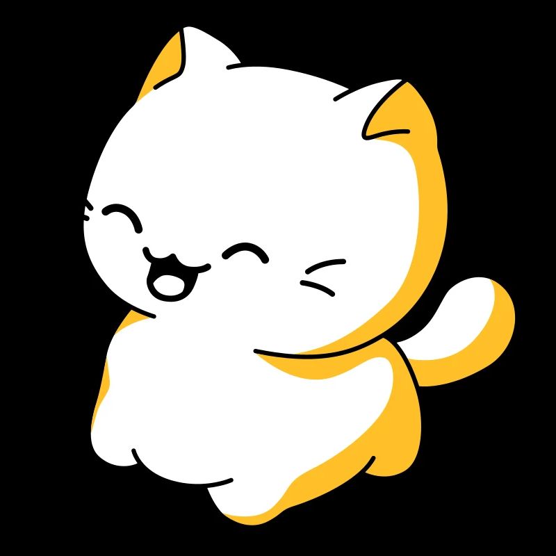 Lustige Katze Kawaii