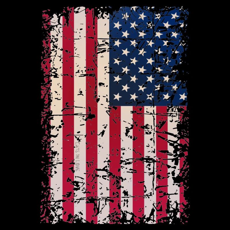 Drapeau des États-Unis transformé drapeau américain Drapeau américain