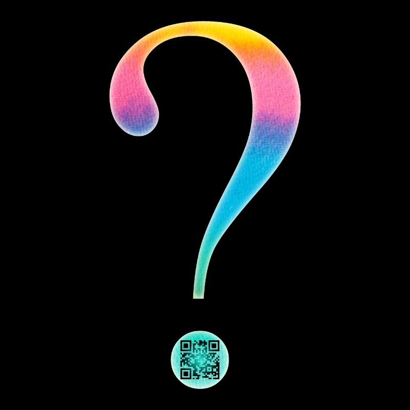 Pregnancy - question mark - QR code twins