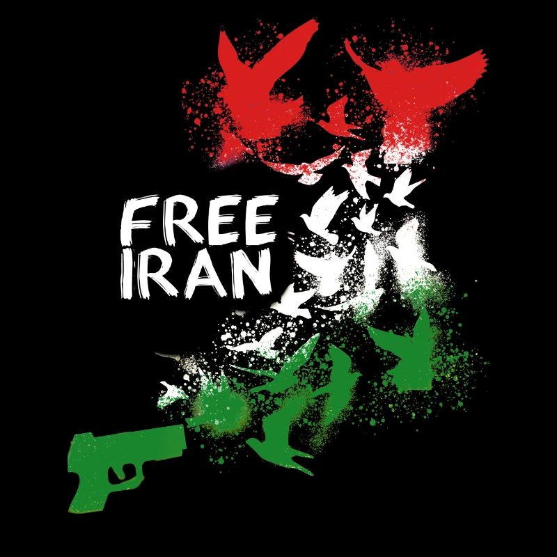 Iran libre, liberté, iran, Iran libre, drapeau, oiseaux,