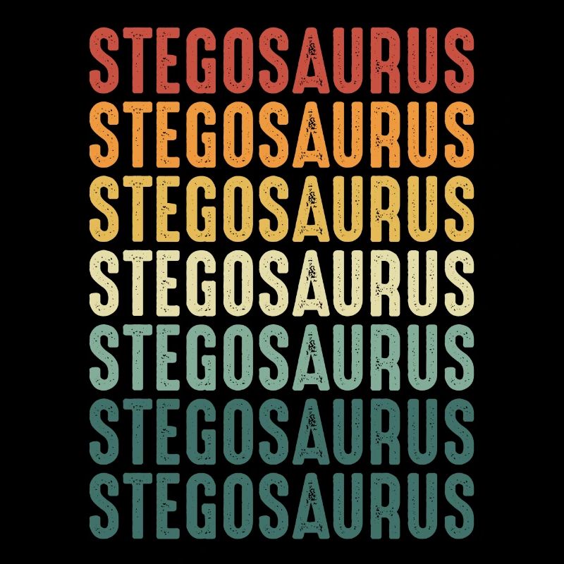 Stegosaurus en couleur