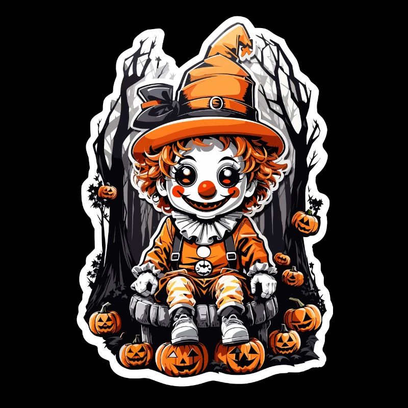 Niedlicher Halloween Clown