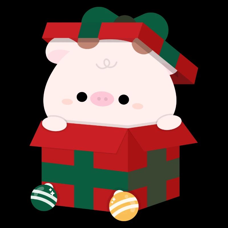 Kuh Weihnachtsgeschenk