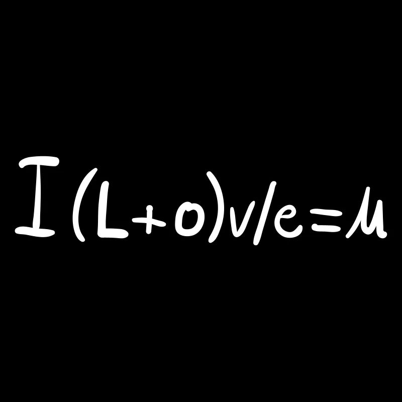 love you formula nerd math