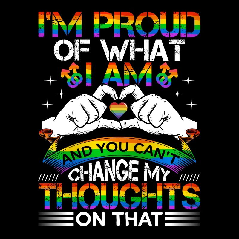 Fier de qui je suis Conscience gay LGBTQ