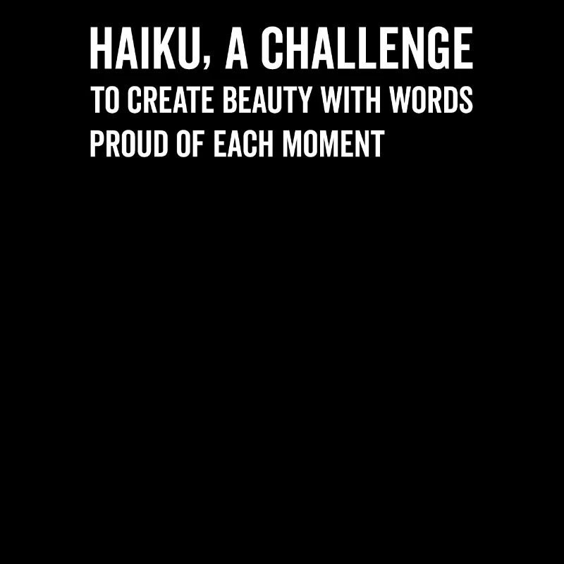 Haiku A Challenge Citations de poésie haïku