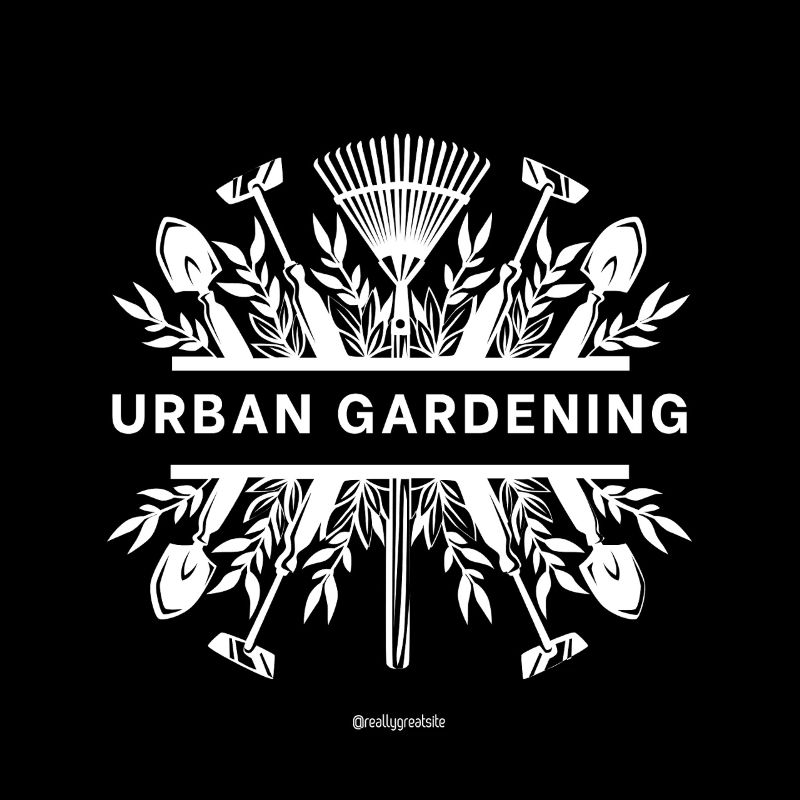 Conception de jardinage urbain - Votre déclaration verte