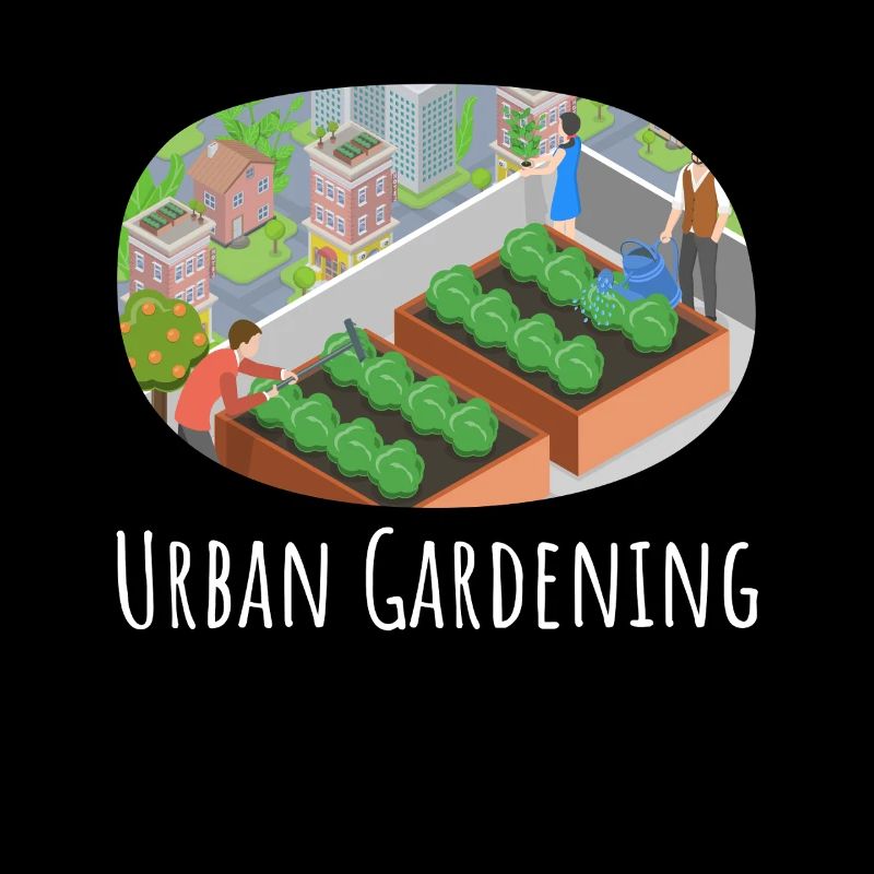 Conception de jardinage urbain - Votre déclaration verte
