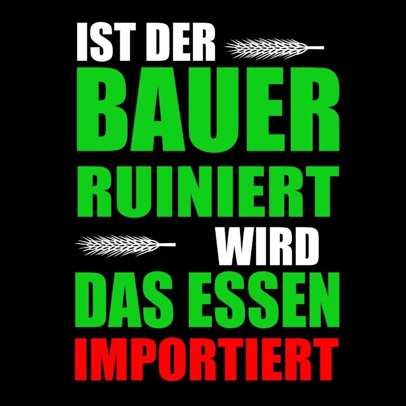 Ist Der Bauer Ruiniert Wird Das Essen Importiert