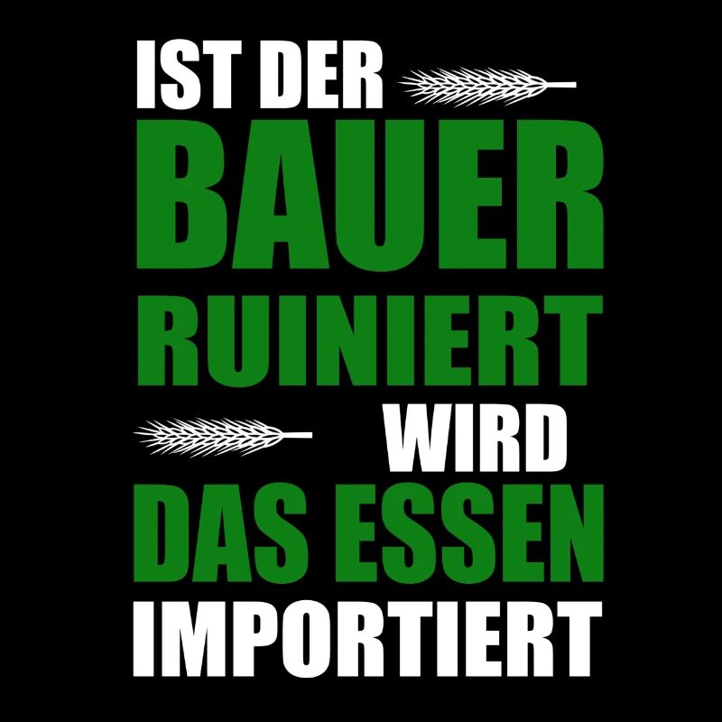 Ist Der Bauer Ruiniert Wird Das Essen Importiert