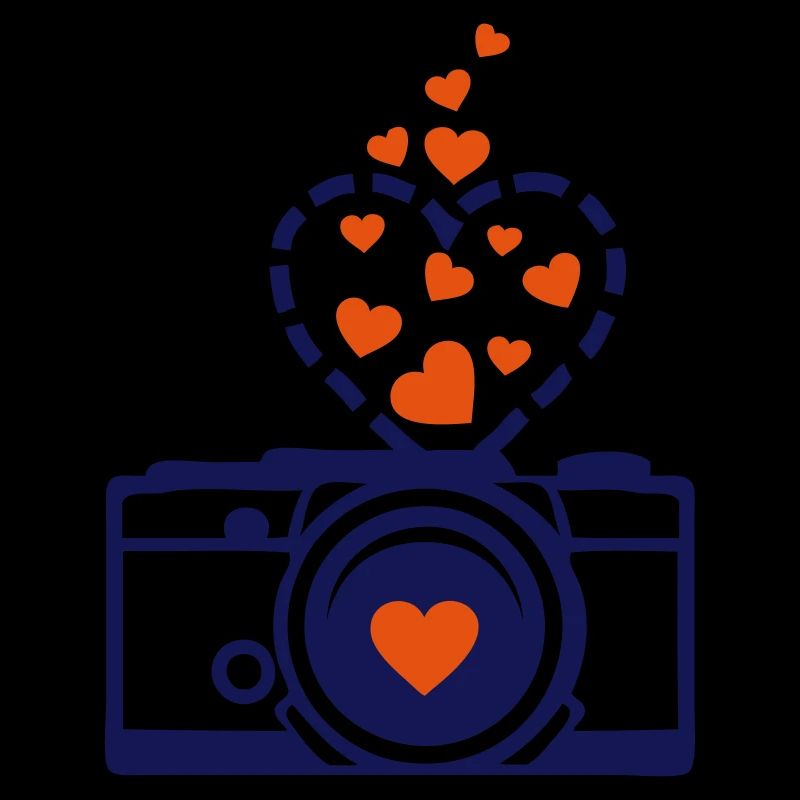 flash heart camera