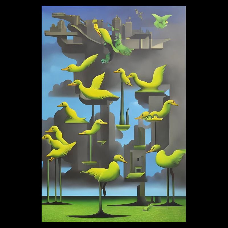 Enten im Baum