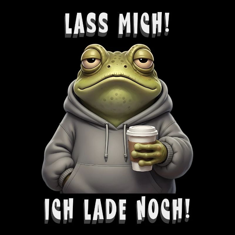 Tired frog – Leave me, I'm still loading!