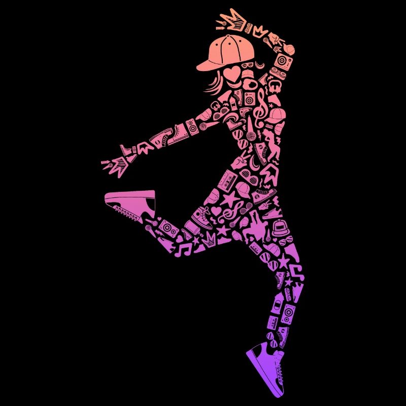 Breakdancer Breakdance Femmes Filles Breakdance