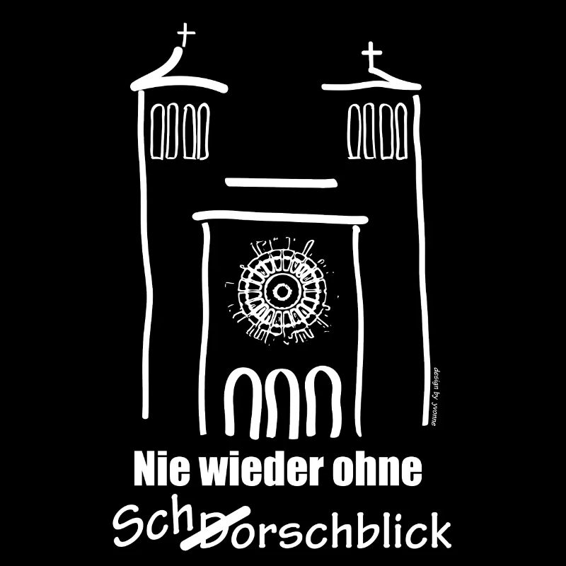 Schorschblick-Dorschblick weiss, Design by Yvonne