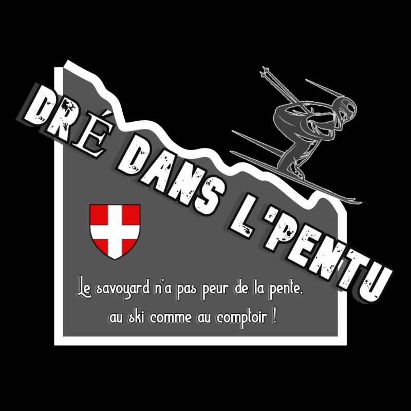 la pente de ski