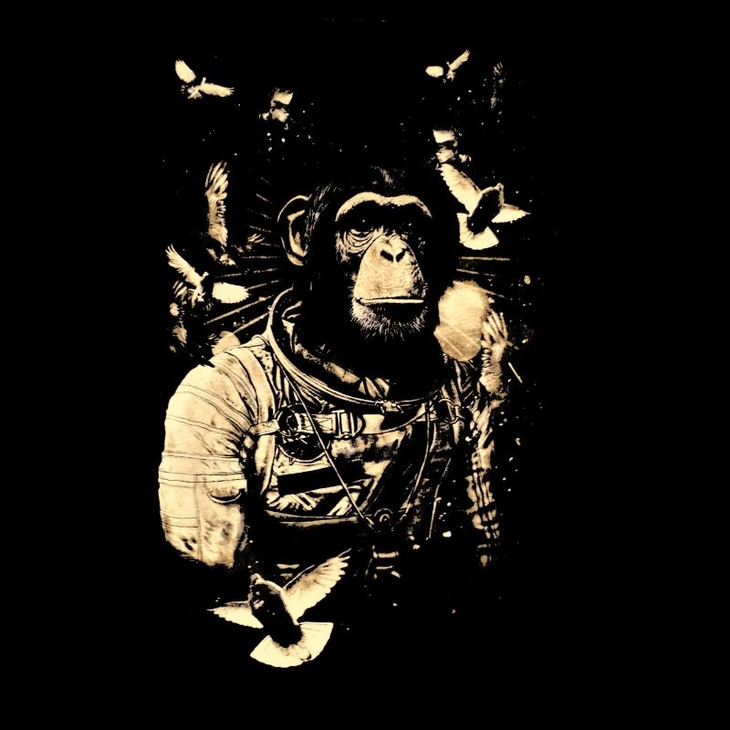 Singe astronaute Rêve Voler Tout l’espace TShirt